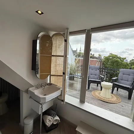 アパート Spacious 2Br Penthouse Duplex With Private Rooftop Terrace Near Amsterdam Museums